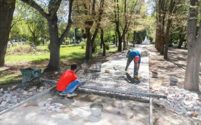 Aceleran remodelación de la Plaza de la Villa 25 de Mayo