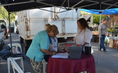 Controles nutricionales en la Feria Franca Municipal