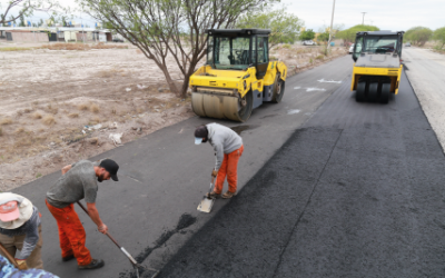 EL MUNICIPIO ASFALTA NUEVO CORREDOR VIAL ENTRE CUADRO NACIONAL Y LA CIUDAD