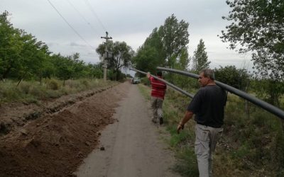 DISTRITOS DE SAN RAFAEL: CADA VEZ MÁS FAMILIAS TIENEN AGUA POTABLE
