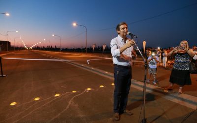 NUEVA CIUDAD DE SAN RAFAEL: SE INAUGURÓ LA APERTURA DE LA AVENIDA GRANADEROS