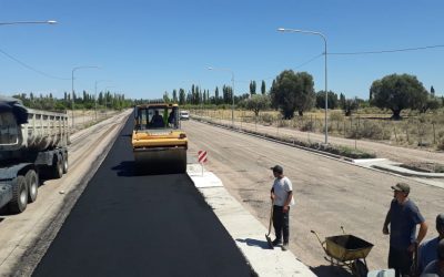 ASFALTO DE LA SANTA FE Y TODO LISTO PARA INAUGURAR LA APERTURA DE LA AVENIDA GRANADEROS