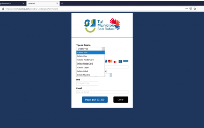 EL MUNICIPIO SAN RAFAEL DISPUSO UN SISTEMA PARA PAGAR TASAS VIA WEB