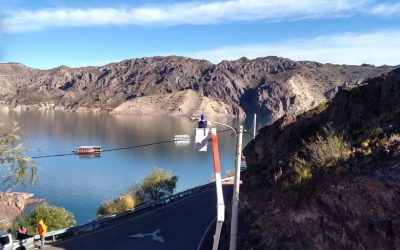 VALLE GRANDE MÁS ILUMINADO: NUEVAS LUCES DESDE EL PÓRTICO HASTA EL INGRESO AL CAÑÓN DEL ATUEL