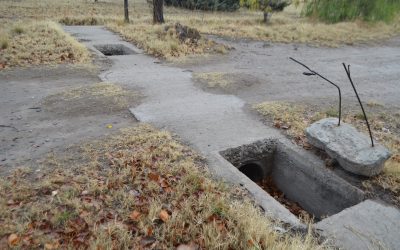 DELINCUENTES SE ROBARON UNA DECENA DE REJILLAS EN EL PARQUE NORTE