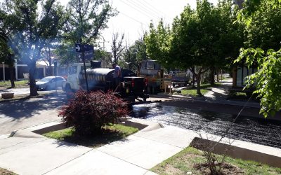 MÁS ASFALTO: TODO LISTO PARA COLOCAR NUEVA CARPETA EN BARRIO AMÉRICA