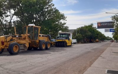 REPAVIMENTACIÓN DE LA AVENIDA SARMIENTO, COMENZARON LAS OBRAS