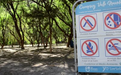GRATIS Y A ORILLAS DEL ATUEL: REABRE SUS PUERTAS EL CAMPING MUNICIPAL DE VALLE GRANDE