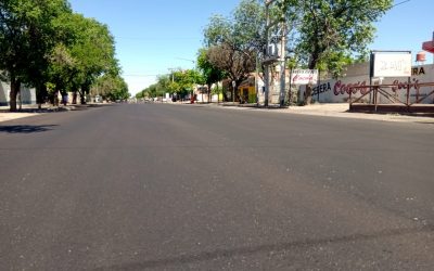 QUEDÓ ASFALTADA LA AVENIDA SARMIENTO ENTRE BALLOFFET Y LIBERTADOR