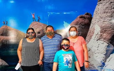 INTEGRANTES DE UNA FAMILIA BONAERENSE, LOS PRIMEROS TURISTAS DEL 2021 EN SAN RAFAEL