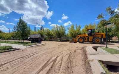 SE EXPANDE EL PLAN DE ASFALTO: COMENZARON LAS TAREAS PREVIAS AL PAVIMENTO EN CUADRO BENEGAS