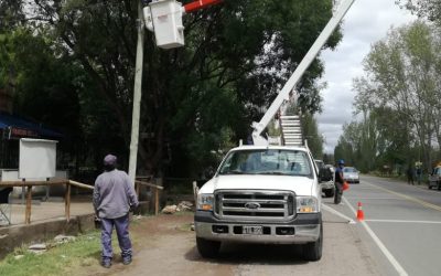 MÁS Y MEJORES LUMINARIAS EN UNA TRANSITADA ZONA DE LA VILLA 25 DE MAYO