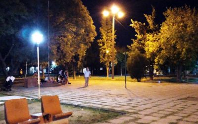 MÁS LUCES EN BARRIO DOCENTE Y EQUIPOS LED EN LA PLAZA DEL BARRIO SAN FRANCISCO