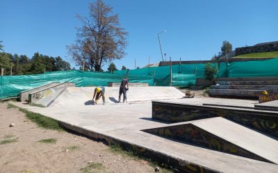 AVANZA LA AMPLIACIÓN DE LA PISTA DE SKATEPARK EN EL FUTURO PARQUE DE LOS JÓVENES