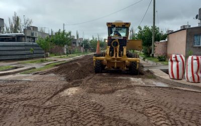 PREVIA DEL ASFALTO EN BARRIO LAS ROSAS