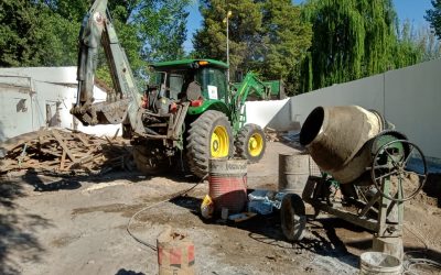 RAMA CAÍDA: EMPEZÓ LA RENOVACIÓN DEL JARDÍN MATERNAL Y AVANZAN OBRAS EN LA PLAZA CENTRAL