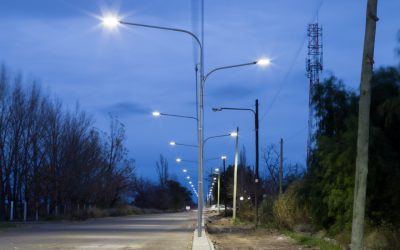 NUEVAS LUCES LED SOBRE CALLE SALAS