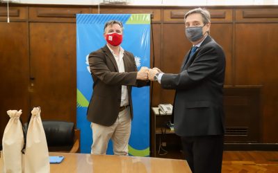 EL INTENDENTE EMIR FÉLIX RECIBIÓ AL TITULAR DE LA CRUZ ROJA ARGENTINA