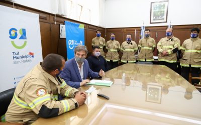 EL MUNICIPIO ASISTIÓ A BOMBEROS DE SALTO DE LAS ROSAS CON MÁS DE MEDIO MILLÓN DE PESOS