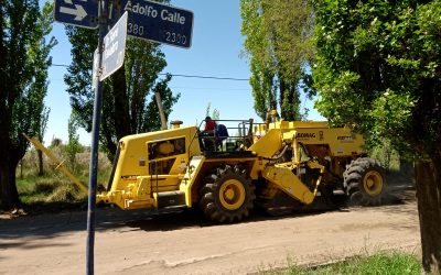 UNA OBRA MUY ESPERADA: SE INICIARON TAREAS PREVIAS AL ASFALTO DE LA AVENIDA ADOLFO CALLE