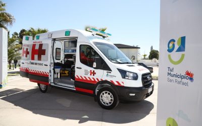 EL MUNICIPIO RECIBIÓ UNA AMBULANCIA DE ALTA COMPLEJIDAD Y EL INTENDENTE LA PONDRÁ A DISPOSICIÓN DE LAS NECESIDADES DE SAN RAFAEL