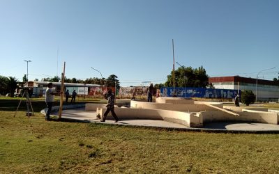 ROTONDA DE LA COPA: SE PREPARA LA COLOCACIÓN DE LA RENOVADA ESCULTURA