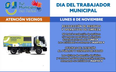 LUNES 8 ASUETO POR EL DÍA DEL MUNICIPAL