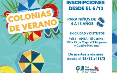 ARRANCAN LAS COLONIAS Y LOS PROGRAMAS DE VERANO EN SAN RAFAEL