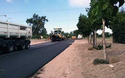 REAL DEL PADRE: EL ASFALTO DE LA AVENIDA SAN MARTÍN UNIFICARÁ LAS DOS PARTES DEL CASCO URBANO