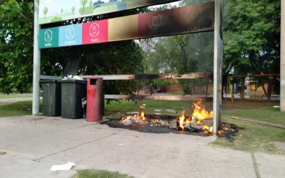 JUNTO A LA POLICÍA SE ESTÁ TRAS EL RASTRO DE LOS VÁNDALOS QUE INCENDIARON LA ESTACIÓN ECOLÓGICA