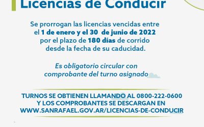 ASÍ FUNCIONA LA NUEVA PRÓRROGA EN LICENCIAS DE CONDUCIR VENCIDAS ENTRE EL 1 DE ENERO Y EL 30 DE JUNIO DE 2022