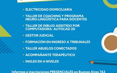 EL MUNICIPIO DE SAN RAFAEL OFRECE ESTOS IMPERDIBLES CURSOS GRATUITOS