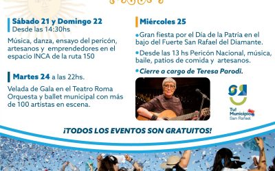 VUELVE LA FIESTA DE LA PATRIA: ASÍ SE CELEBRARÁ LA SEMANA DE MAYO EN SAN RAFAEL