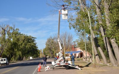 SIGUE LA TRANSFORMACIÓN LED EN SAN RAFAEL: SE COLOCAN 150 NUEVAS LUCES EN LA VILLA 25 DE MAYO