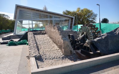 ASÍ ES LA NORIA QUE RECREARÁ CÓMO FUNCIONABA LA USINA DEL PASEO RAWSON