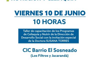 NUEVA CAPACITACIÓN SOBRE NUTRICIÓN Y CELIAQUÍA