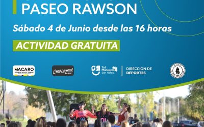 ZUMBA, ENTRENAMIENTO Y REGALOS EN EL PASEO RAWSON