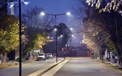 MÁS LUCES LED: SE COLOCARON NUEVOS EQUIPOS EN RAWSON Y EN CUADRO NACIONAL