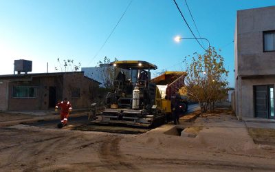 COMENZÓ UNA NUEVA ETAPA DEL PLAN DE ASFALTO EN EL BARRIO ALBERDI
