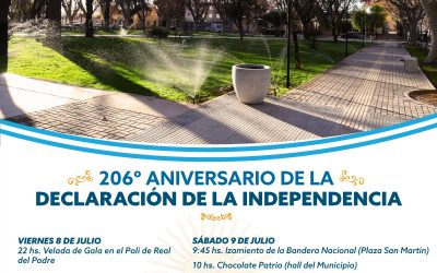 FESTEJOS E INAUGURACIÓN: ASÍ SE CELEBRARÁ UN NUEVO ANIVERSARIO DE LA INDEPENDENCIA