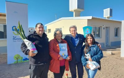 EMIR FÉLIX PARTICIPÓ DE ENTREGA DE VIVIENDAS EN ATUEL NORTE