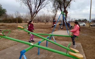 SE INAUGURÓ EN COLONIA IACCARINI UN PREDIO PARA JUGAR, HACER EJERCICIO Y PASAR RATOS LIBRES