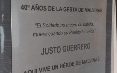 “AQUÍ VIVE UN HÉROE DE MALVINAS”: EX COMBATIENTES RECIBIRÁN PLACAS PARA IDENTIFICAR SUS VIVIENDAS