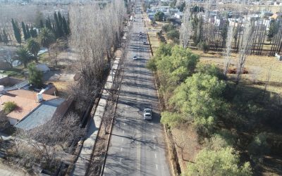 LA OBRA DE LA CICLOVÍA DE AVENIDA LOS SAUCES ENTRÓ EN SU RECTA FINAL