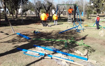 MÁS PUNTOS DE RECREACIÓN: JUEGOS Y GIMNASIOS PARA MONTE COMÁN Y AVANZA EL PARQUE DE REAL DEL PADRE