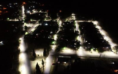 DESDE EL AIRE: ASÍ SE VE JAIME PRATS CON SUS NUEVAS LUCES LED