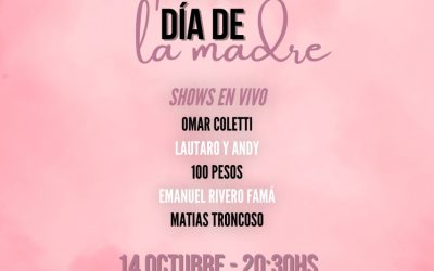 IMPERDIBLE FESTIVAL DE MÚSICA POR EL DÍA DE LA MADRE EN EL ROMA