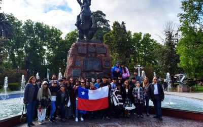 ESTUDIANTES CHILENOS DE VIAJE DE ESTUDIOS EN SAN RAFAEL