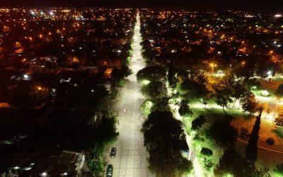 ASÍ SE VEN LA RUTA 143, GRANADEROS Y FLORIDA CON SUS NUEVAS LUCES LED