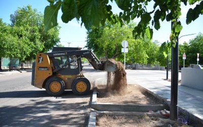 PASEO LUIS HUERTA: RIEGO, FAROLAS Y EQUIPAMIENTO EN SU ÚLTIMA ETAPA DE TRANSFORMACIÓN